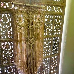Macrame wall decor